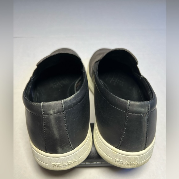 Prada Men’s suede slip-on black size 8.5 - Picture 5 of 11